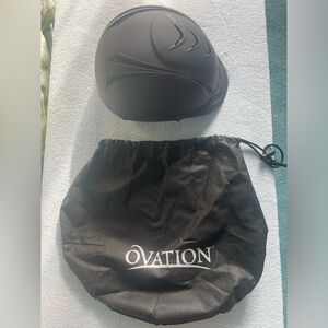Ovation, black, size small/medium (52/56) riding helmet.
